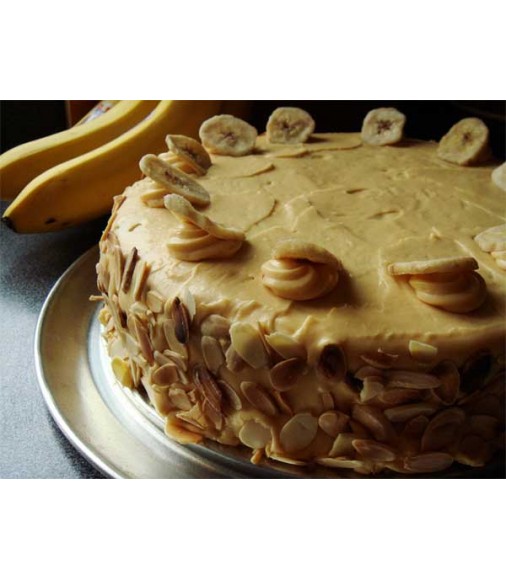 Banana and Butterscotch Cake (1/2 kg)