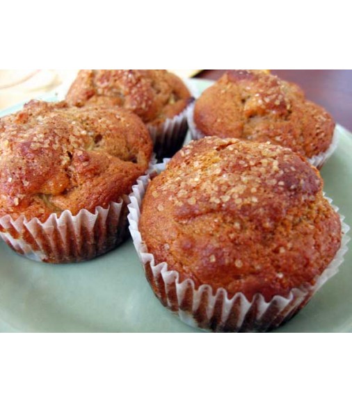 Whole Wheat Apple Muffins (Set of 6)